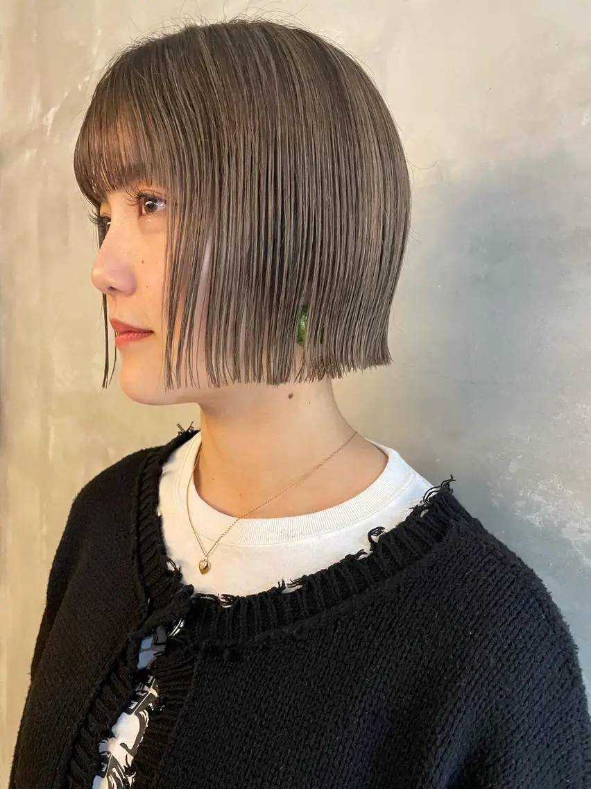 ショート カラー ボブ soi 小島陽香のヘアスタイル