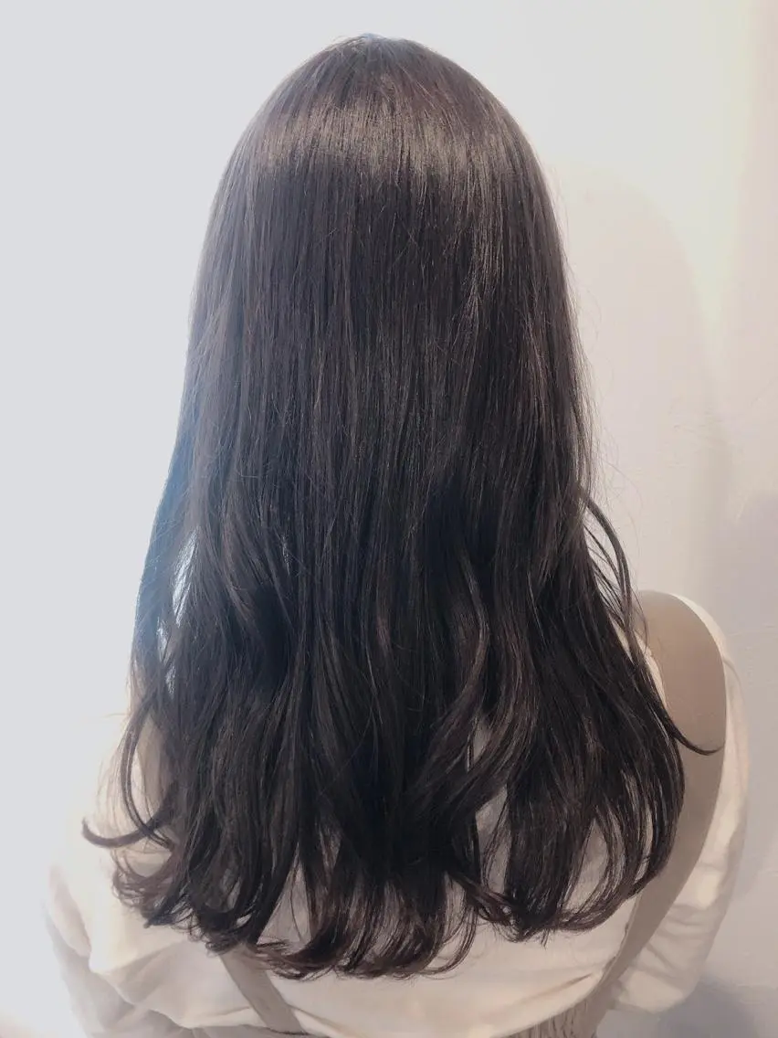 ロング やました りなのヘアスタイル