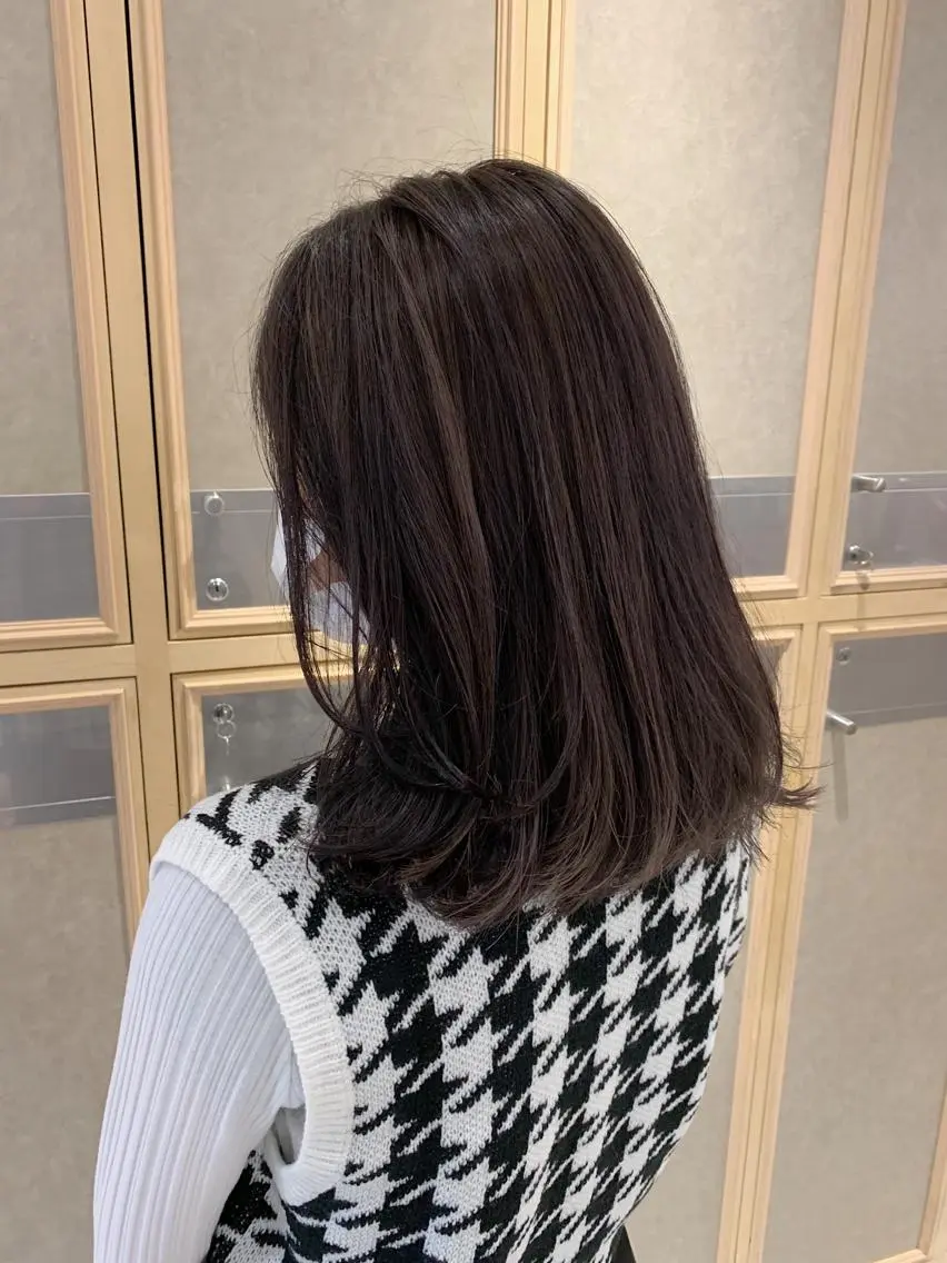 ミディアム カラー チバ タクミのヘアスタイル