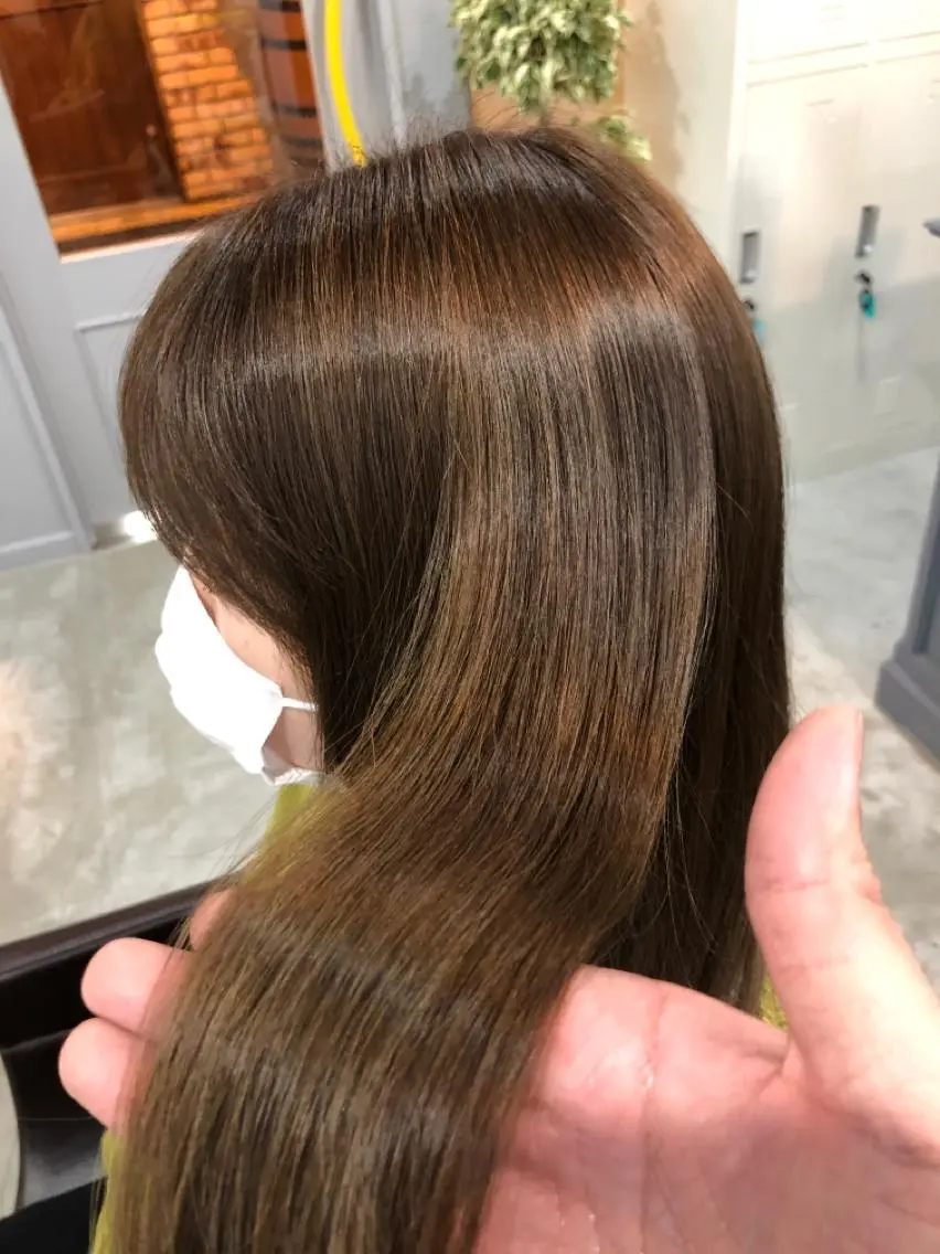 ロング カラー カット ヘアカラー トリートメント hair care ACRO店長　谷のヘアスタイル