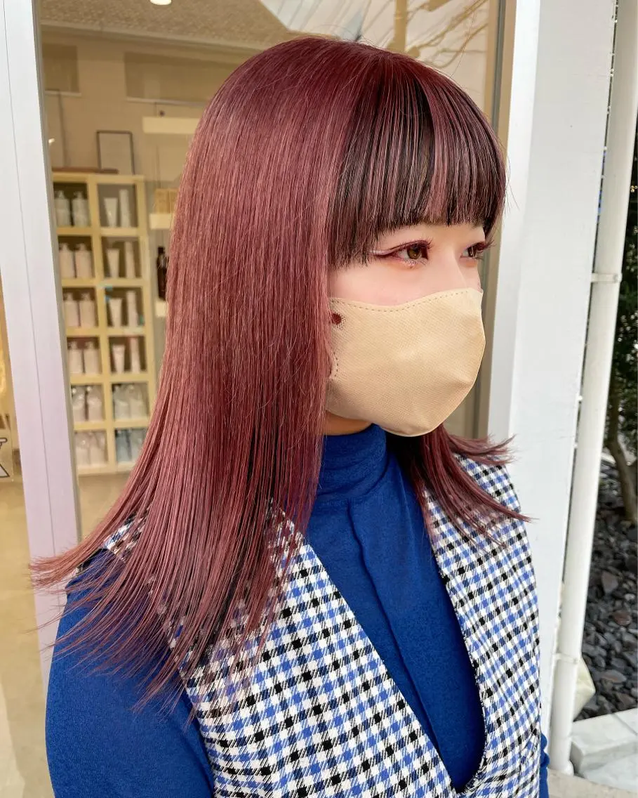 ミディアム カラー ブリーチ mir MIYUのヘアスタイル