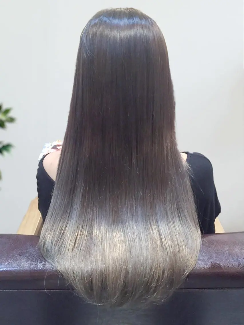 ロング カラー ヘアアレンジ VIM hairおもろまち店のヘアスタイル