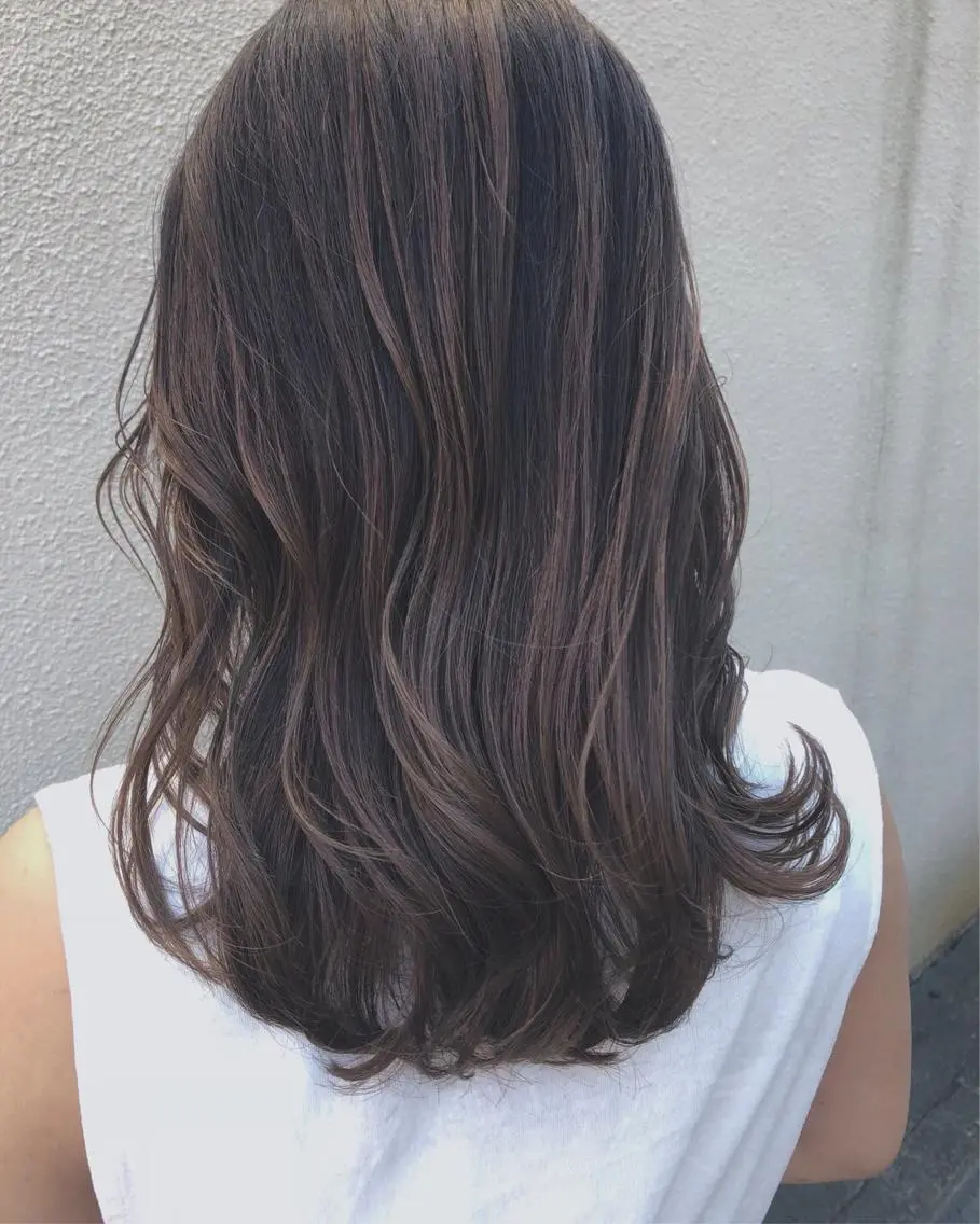 セミロング 橋本 敬介のヘアスタイル