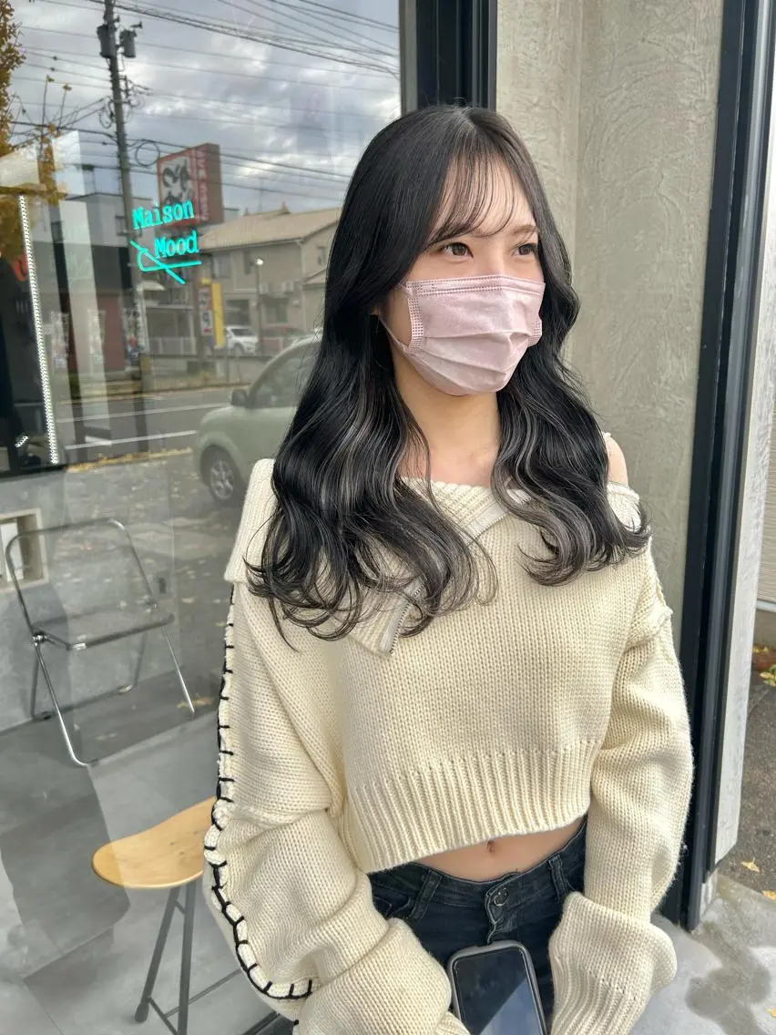 セミロング カラー 一ノ瀬 暁のヘアスタイル