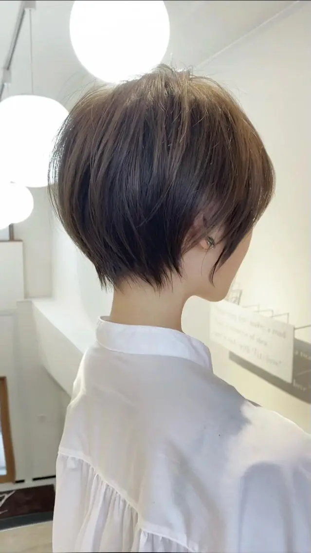 ショート カット トリートメント レイヤー特化 渋谷美容師/れなのヘアスタイル