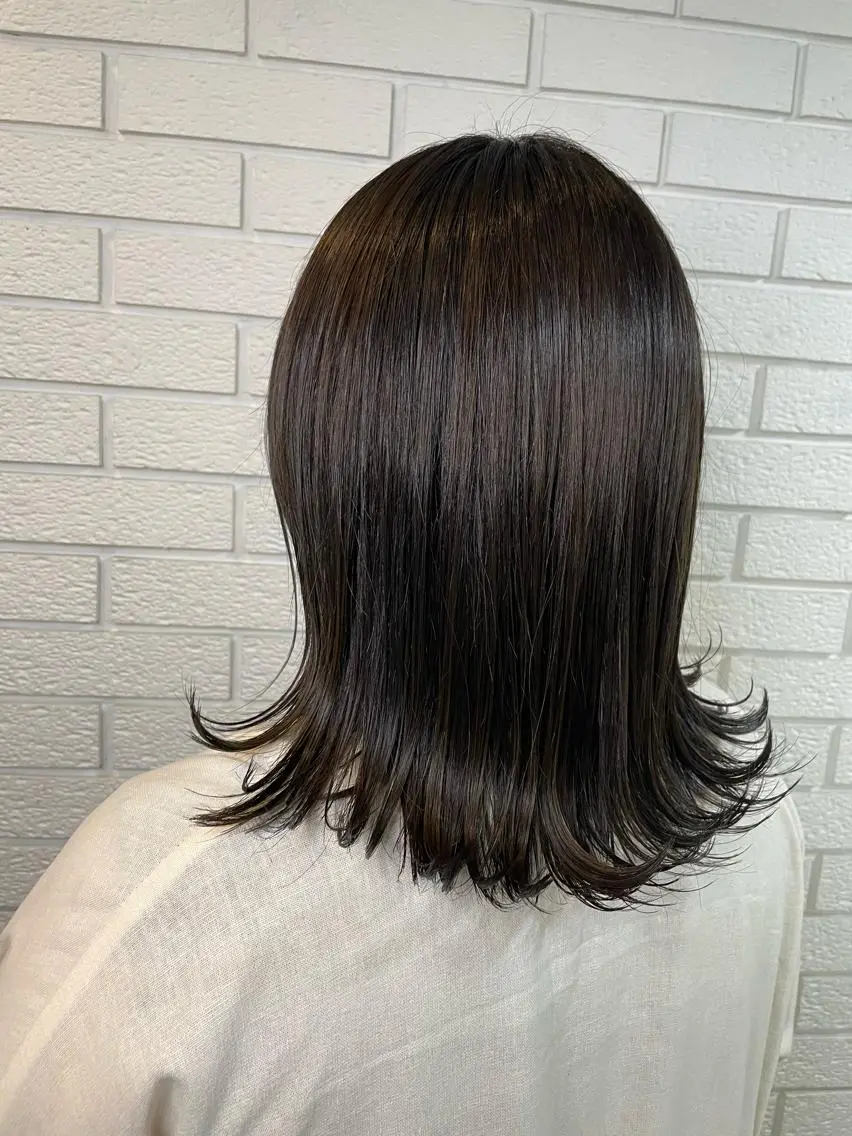 ミディアム カラー 透明感カラー ニュアンスデザイン✄ YOU♡のヘアスタイル