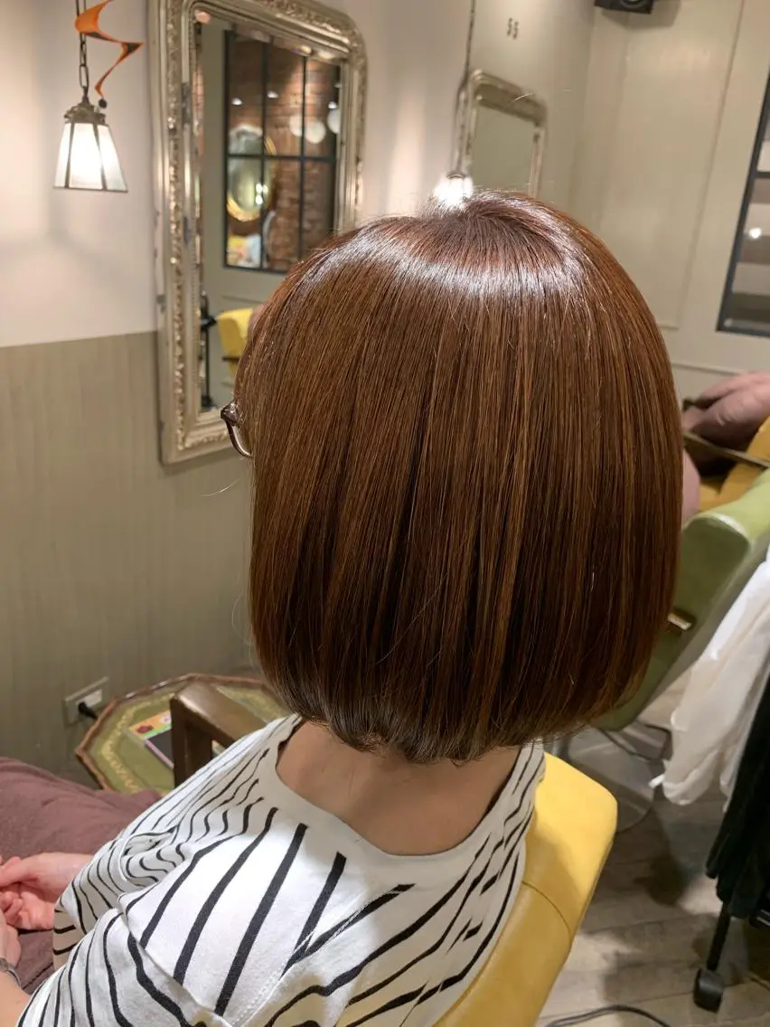 ミディアム カラー 韓国スタイル🇰🇷 annaのヘアスタイル