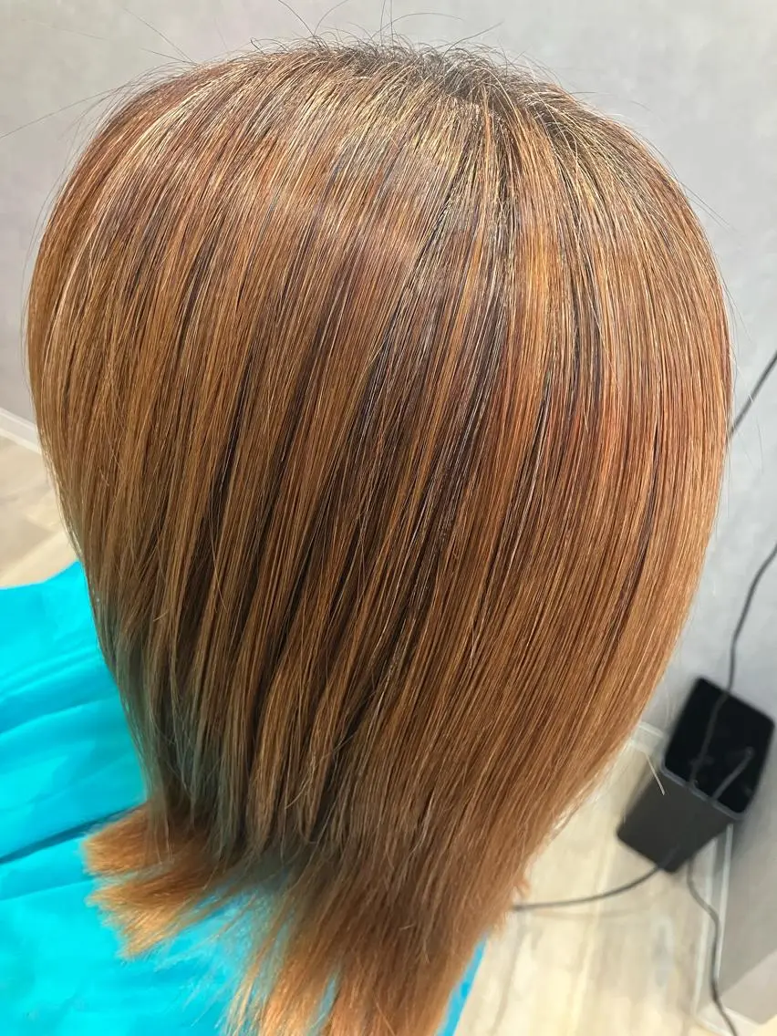 ミディアム 黒木 翔平のヘアスタイル