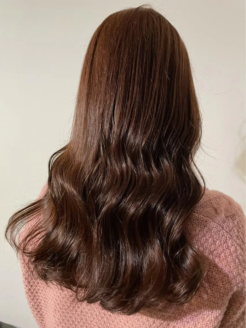 ロング カラー ヘアアレンジ キッズ ネイル アイブロウ 顔まわり/W カラー/リョウのヘアスタイル