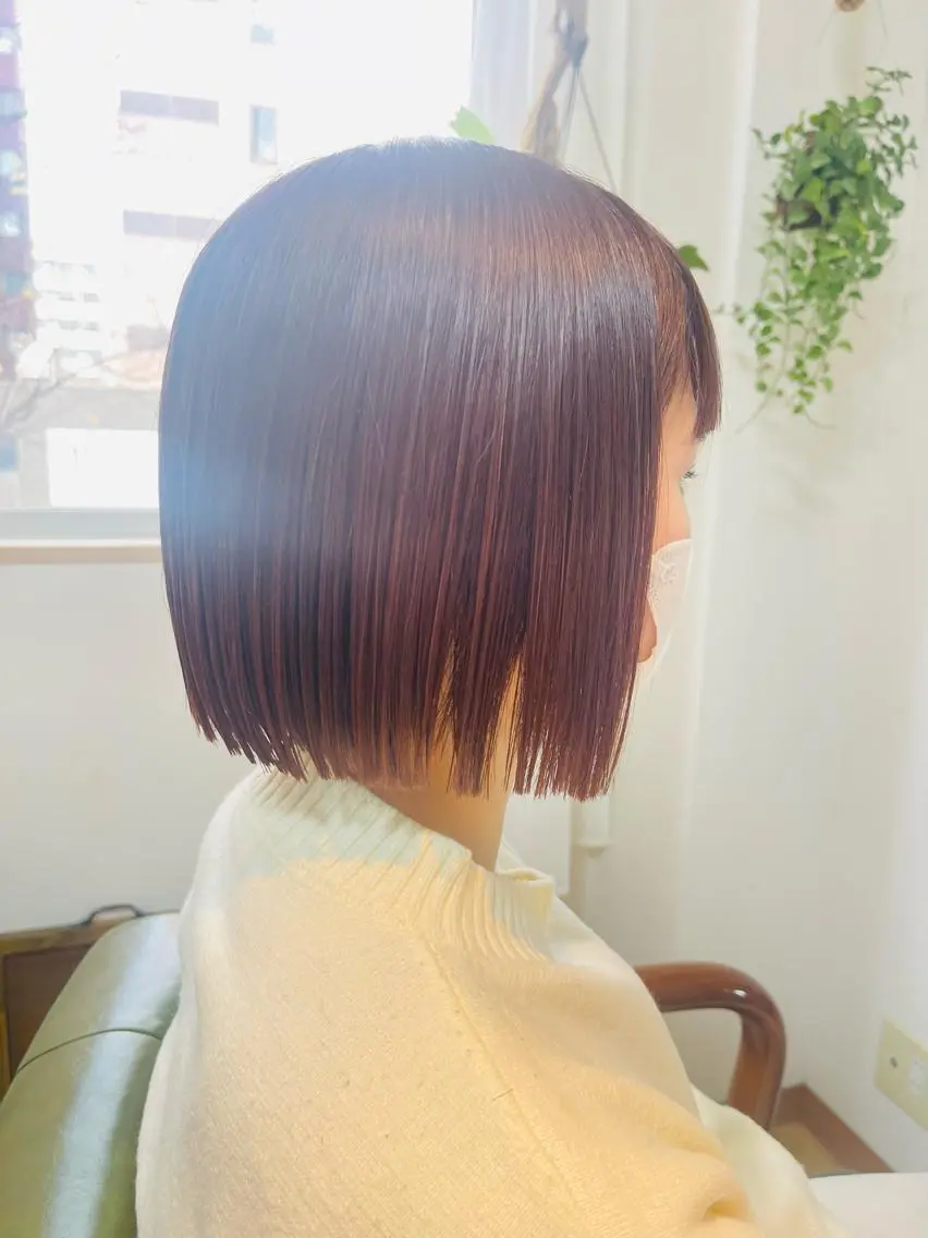 ミディアム カット ヘアカラー 園田 渉 ◤SHIKIO◢のヘアスタイル