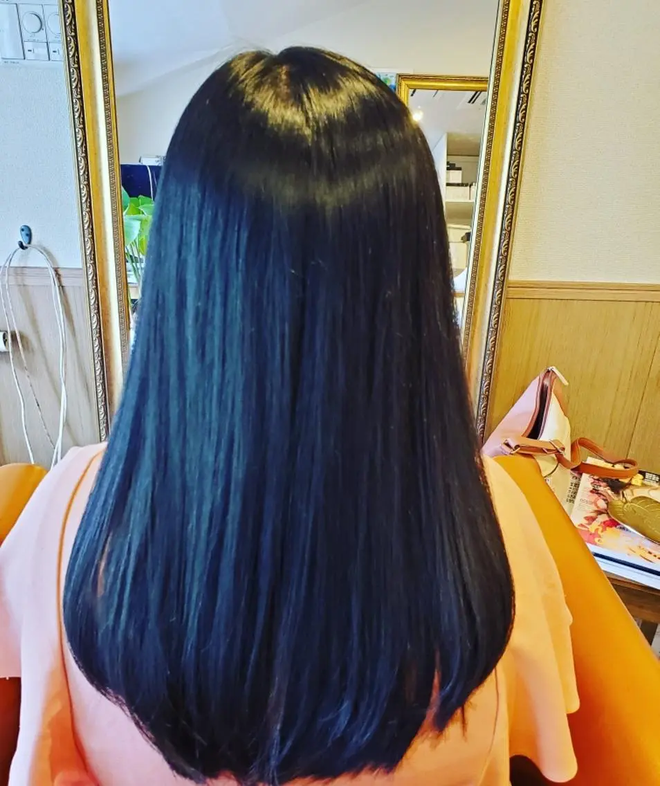 ロング パーマ 外国人風カラー 縮毛矯正 カット 縮毛矯正 spa hair ark 富井直美のヘアスタイル