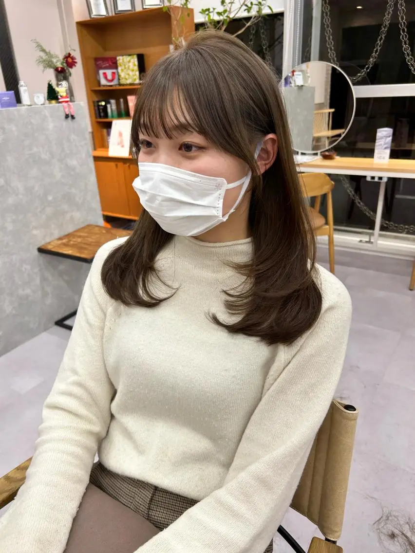 セミロング カラー レイヤーカット 🍒rena/池袋 /レイヤーカット🍒のヘアスタイル