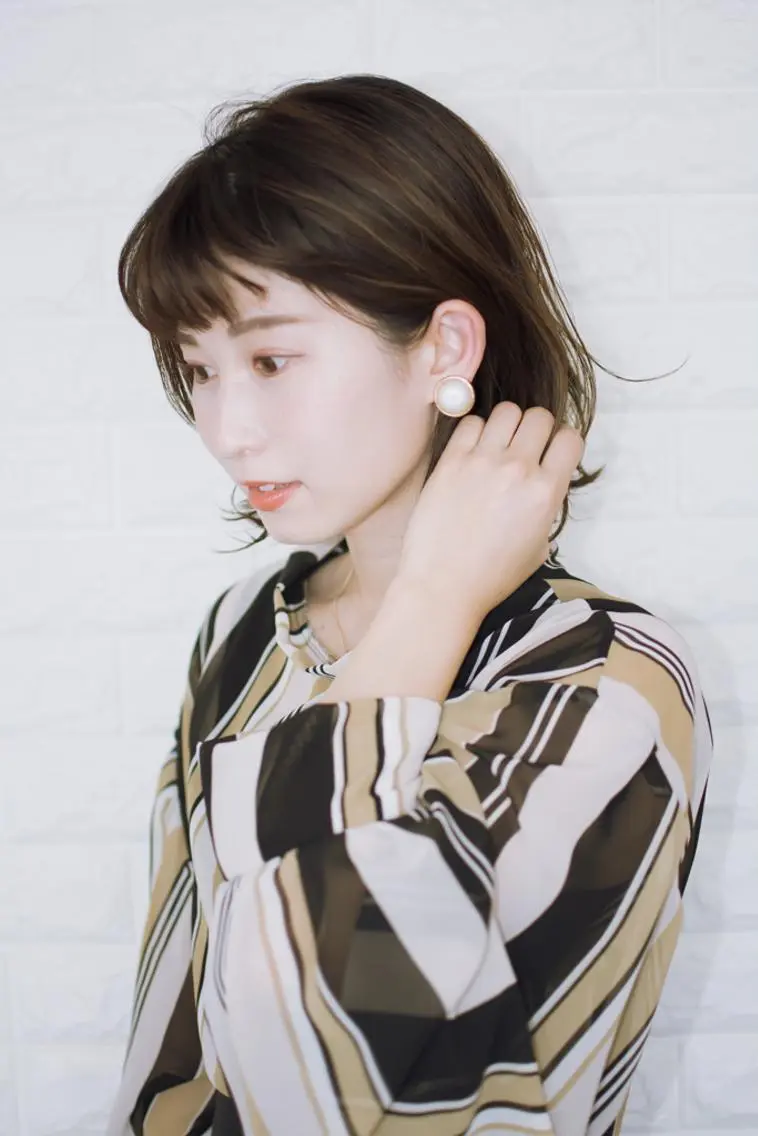 ショート カラー ショートボブ ベージュカラー ブルーカラー ブルージュ グレージュ カット ヘアカラー トリートメント 斉藤 正敏のその他イメージ