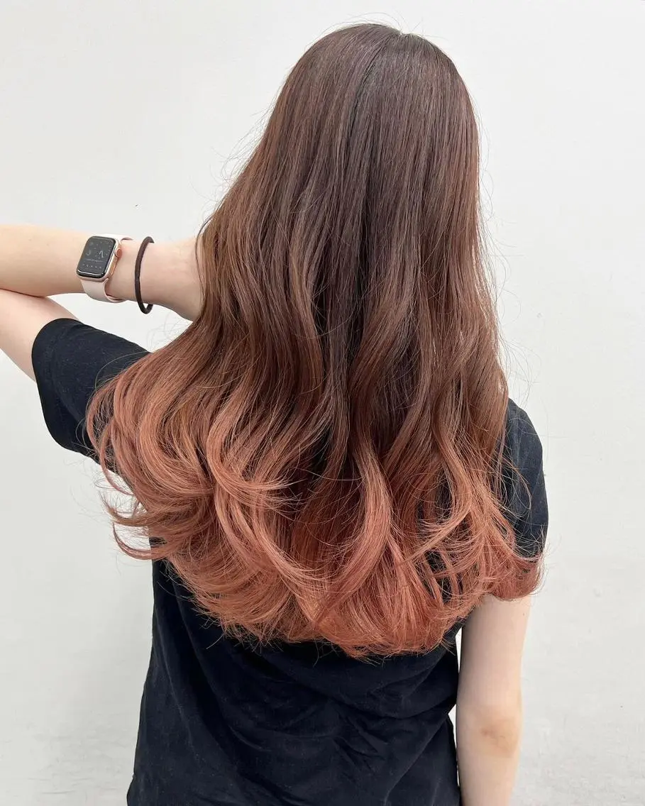 カラー ロング アディクシーカラー アッシュ ブルーカラー ダークアッシュ グレージュ 【公式】amble luxe 中野のヘアスタイル