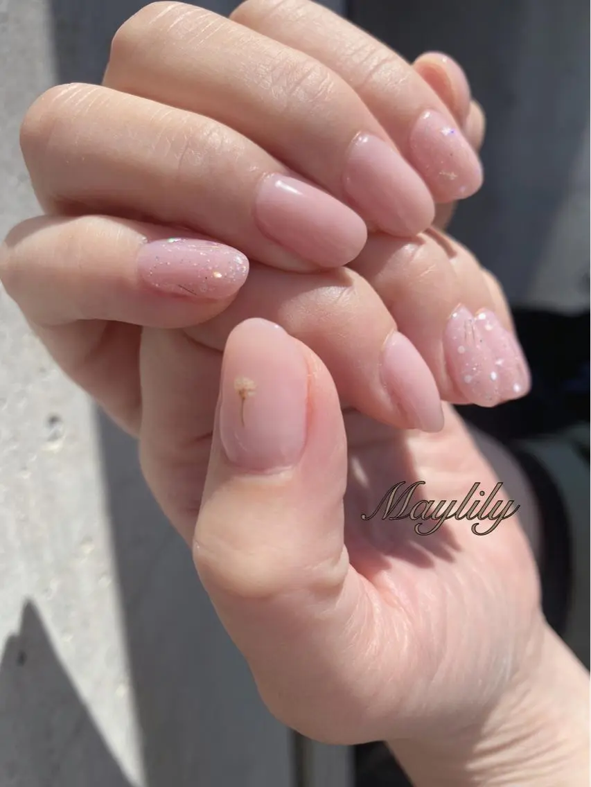 ネイル 持ち込み ハンドネイル Nail salon Maylilyのネイルデザイン
