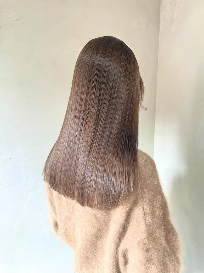 セミロング カラー パーマ ヘアアレンジ メンズ キッズ ネイル マツエク・マツパ アイブロウ メンズブリーチ メンズ韓国風 ベージュカラー 黒髪 ブリーチ カット ヘアカラー トリートメント ヘアセット 韓国ヘア🫧 KAZUTOのヘアスタイル