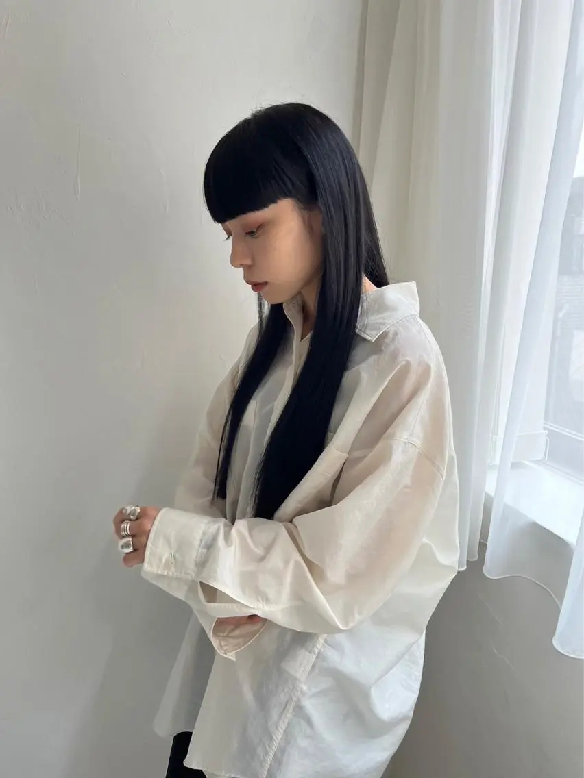 ロング パーマ ロング 小顔カット 🌿リョウカのヘアスタイル