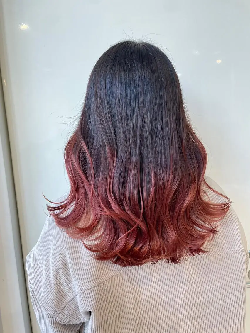 ロング ヘアカラー トリートメント 【公式】amble luxe池袋東口🩷のヘアスタイル