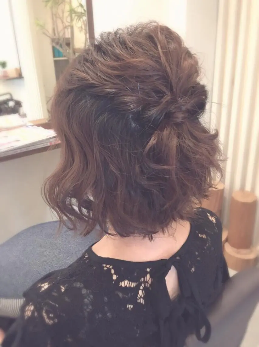ミディアム 撮影モデル募集中☆ オグリヤスエのヘアスタイル