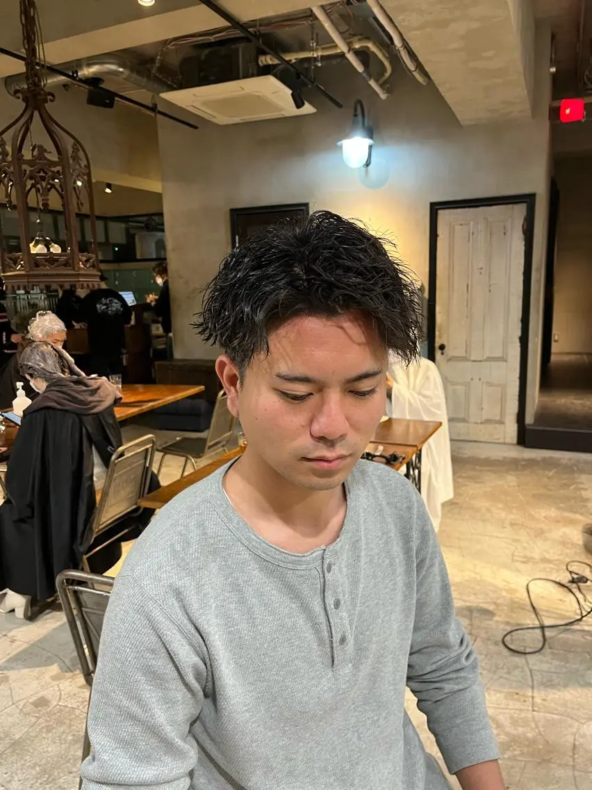 パーマ メンズ カット パーマ トリートメント ✨メンズスタイル✨ Daiのヘアスタイル