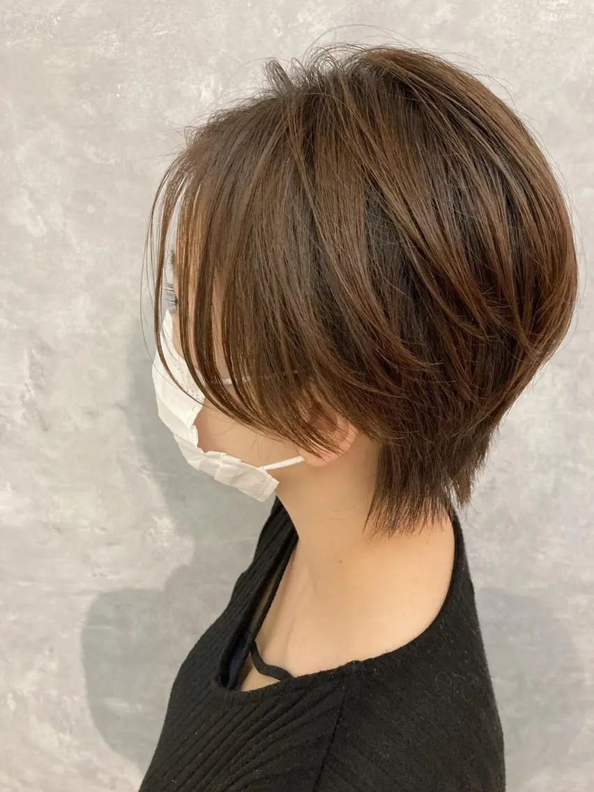 ショート カラー カット ヘアカラー トリートメント 五月女 隼人のヘアスタイル