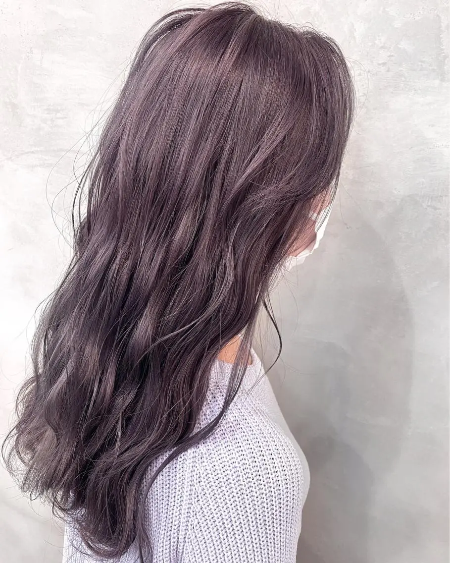 ロング カラー ブリーチ カット ヘアカラー トリートメント 🫧透明感カラー🫧 OIKAWAのヘアスタイル