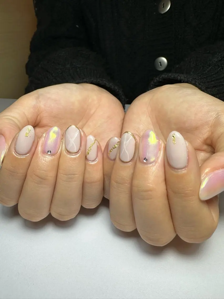 ミディアム shandy nailのネイルデザイン