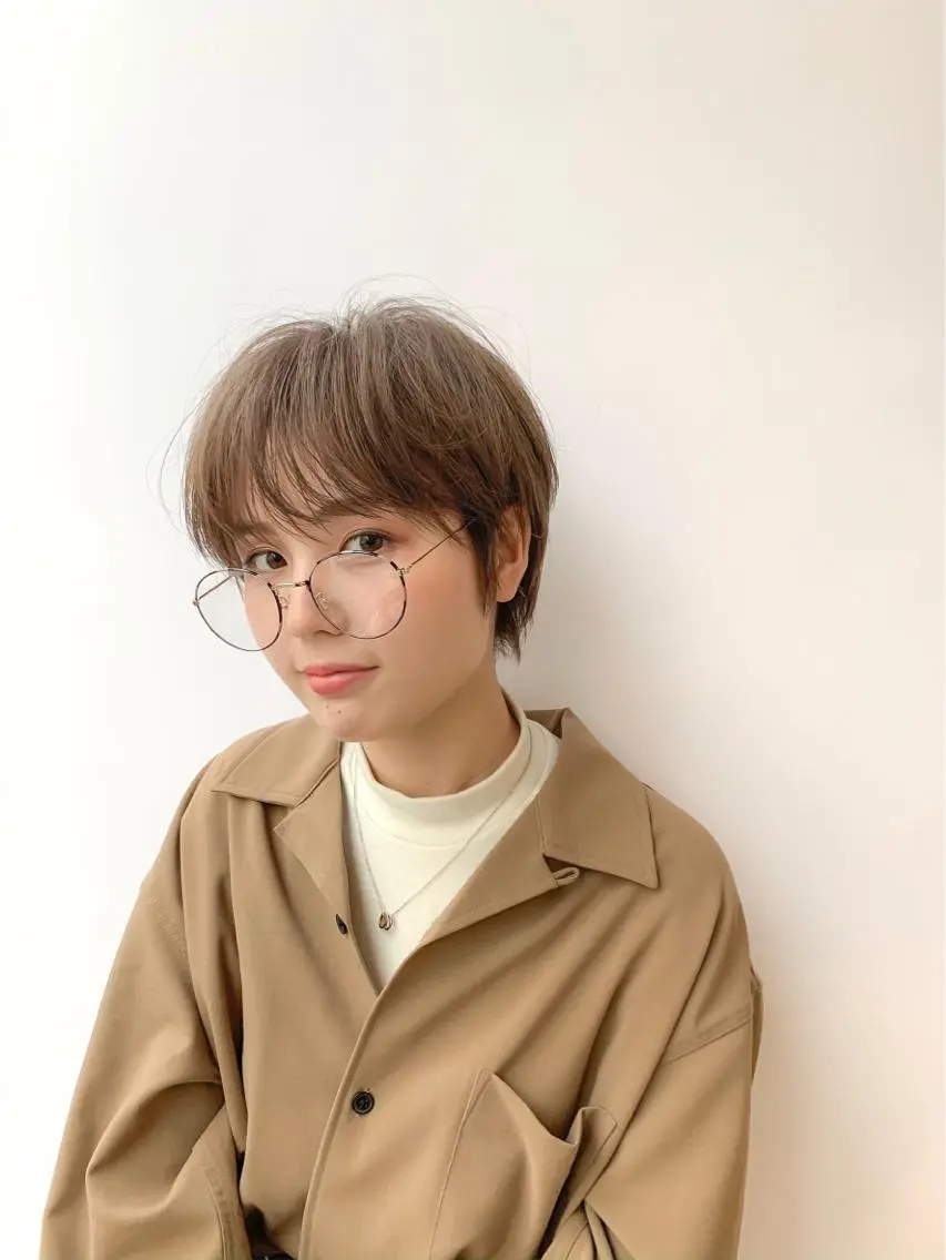 ショート ショートヘア カット ヘアカラー arc. arc.のヘアスタイル