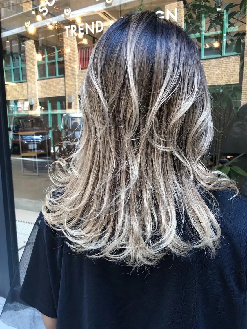 ロング カラー トリートメント ルービック 奈良のヘアスタイル