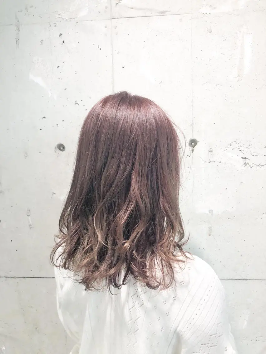 ミディアム カラー パーマ ヘアアレンジ メンズ キッズ ネイル マツエク・マツパ メンズブリーチ ブリーチ ケアブリーチ 透明感カラー ブラウン 当日予約⭕️ Rene’のヘアスタイル