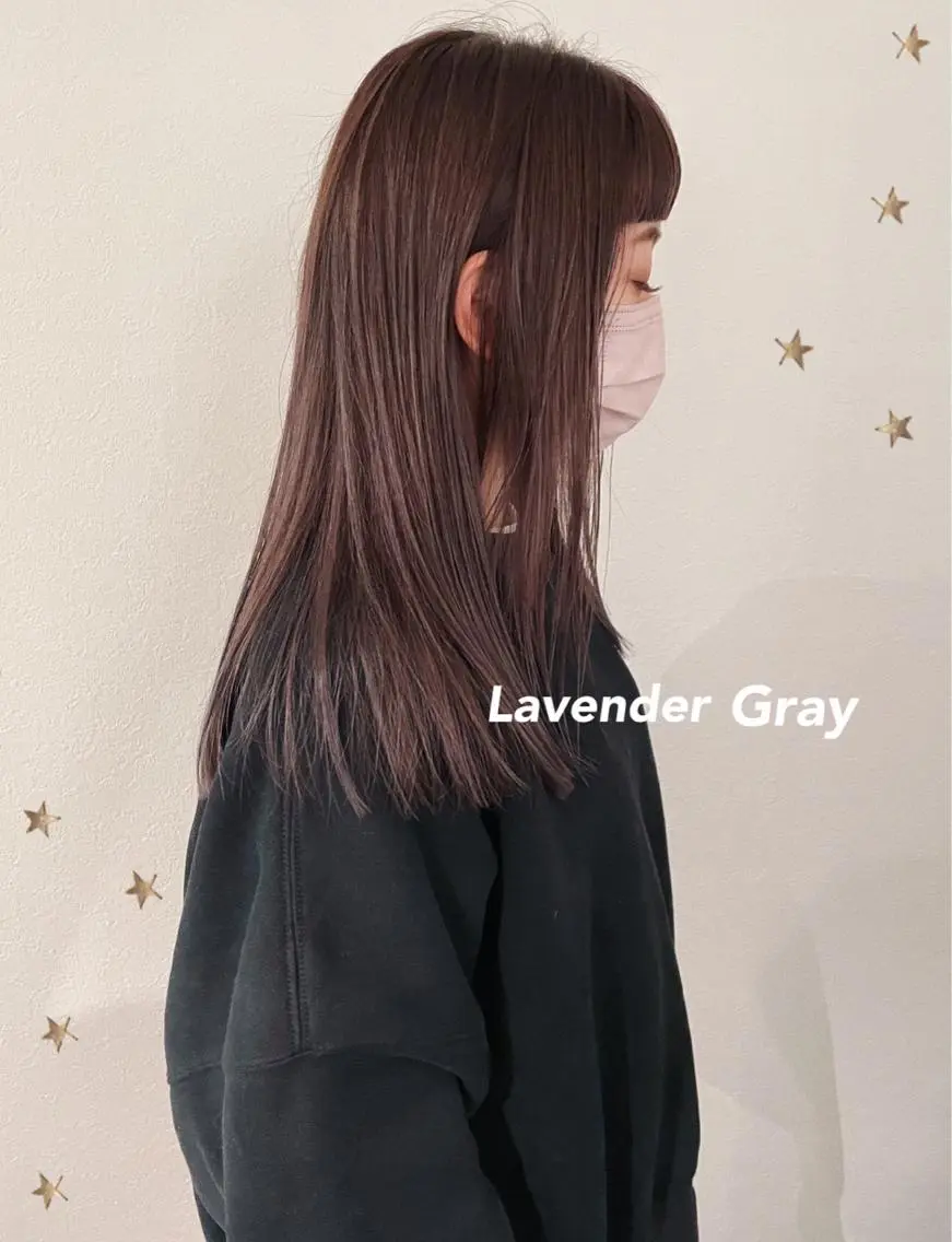 セミロング カラー カット ヘアカラー 市川 千夏のヘアスタイル