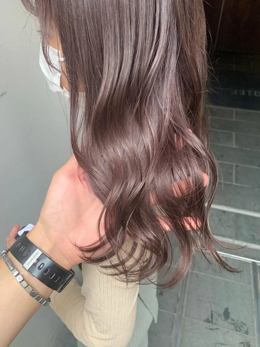 ミディアム カラー カット ヘアカラー トリートメント 矢野 晃平のヘアスタイル