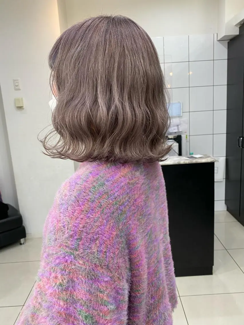 ミディアム カラー ヘアアレンジ SHACHU ayamiのヘアスタイル
