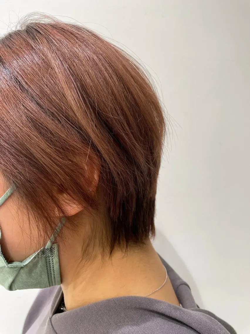 ショート 丸みショート ショートヘア 透明感カラー🩵 mioのヘアスタイル