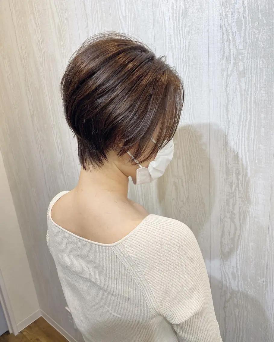ショート カラー パーマ カット ヘアカラー トリートメント TELA HAIR 副代表　岡田のヘアスタイル