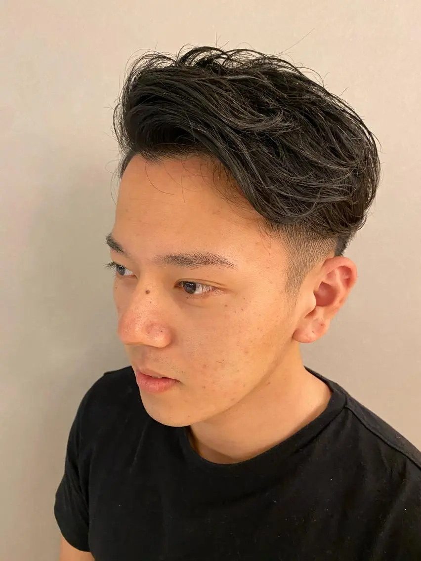 メンズ unopulir 景山　凌のヘアスタイル
