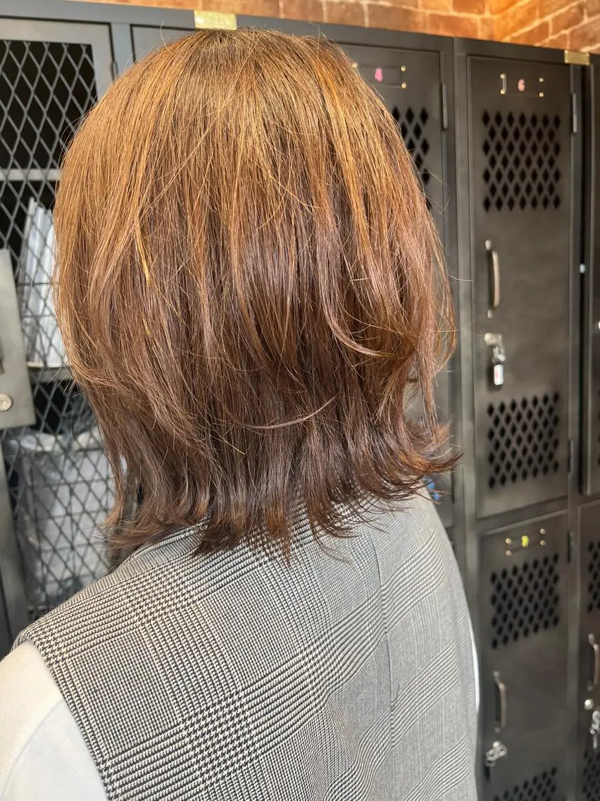 ショート カラー パーマ ヘアアレンジ メンズ ネイル マツエク・マツパ メンズパーマ ブラウンカラー ケアカラー 透明感カラー ピンクカラー 久木原 ゆりのヘアスタイル