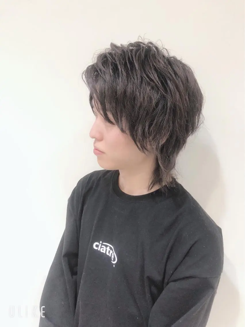 ショート カラー メンズ メンズウルフカット ウルフカット 限定クーポン 💕大量更新ブリーチのヘアスタイル