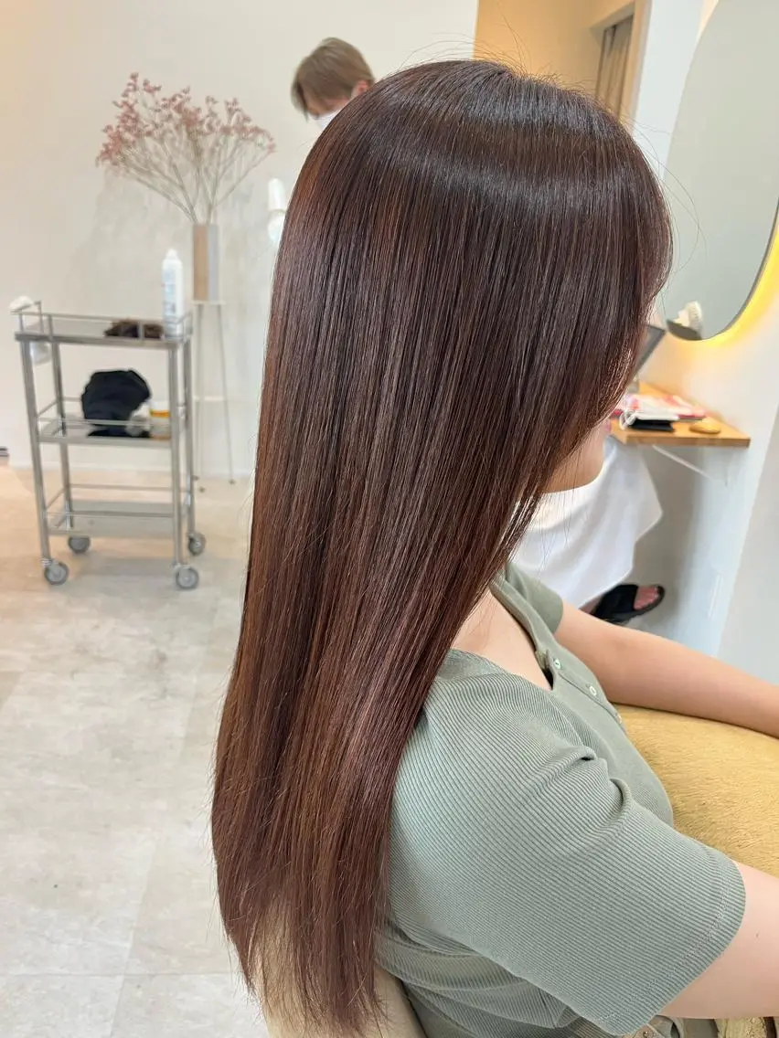 ロング 髪質改善 縮毛矯正 加藤 明香里のヘアスタイル