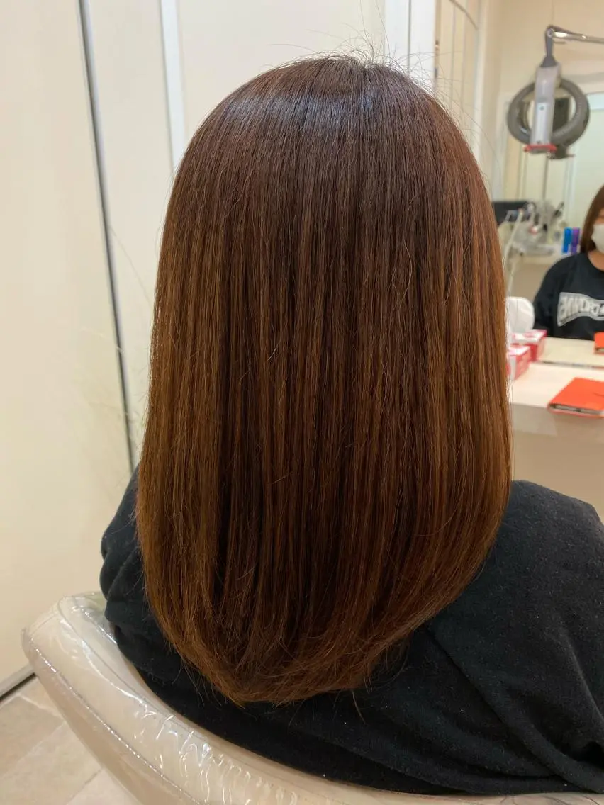 セミロング カラー 【デザインカラー】 🕊️村田 菜々美のヘアスタイル