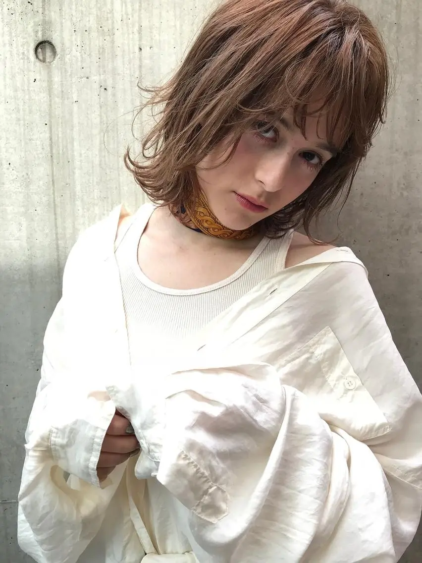 ショート カラー カット ヘアカラー トリートメント 一ノ瀬 暁のヘアスタイル