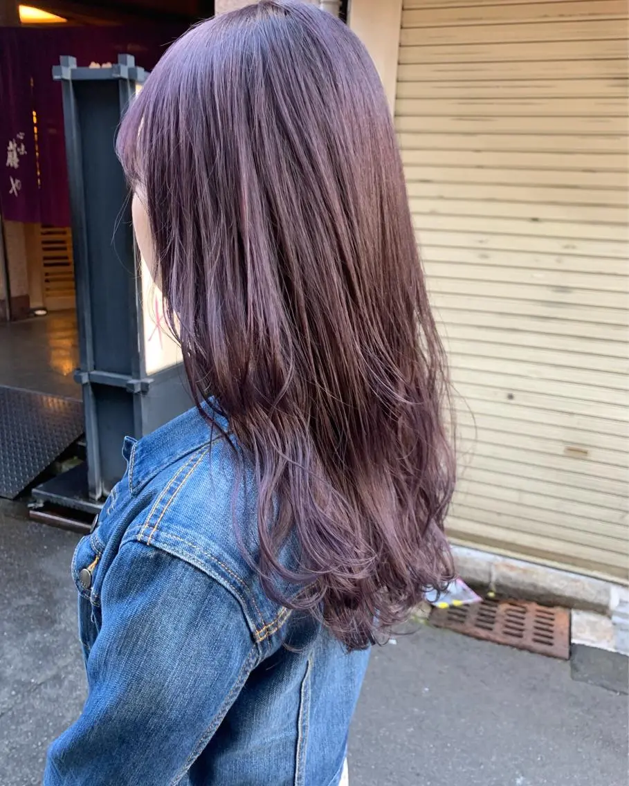 ロング レイヤーカット 西村あきやのヘアスタイル