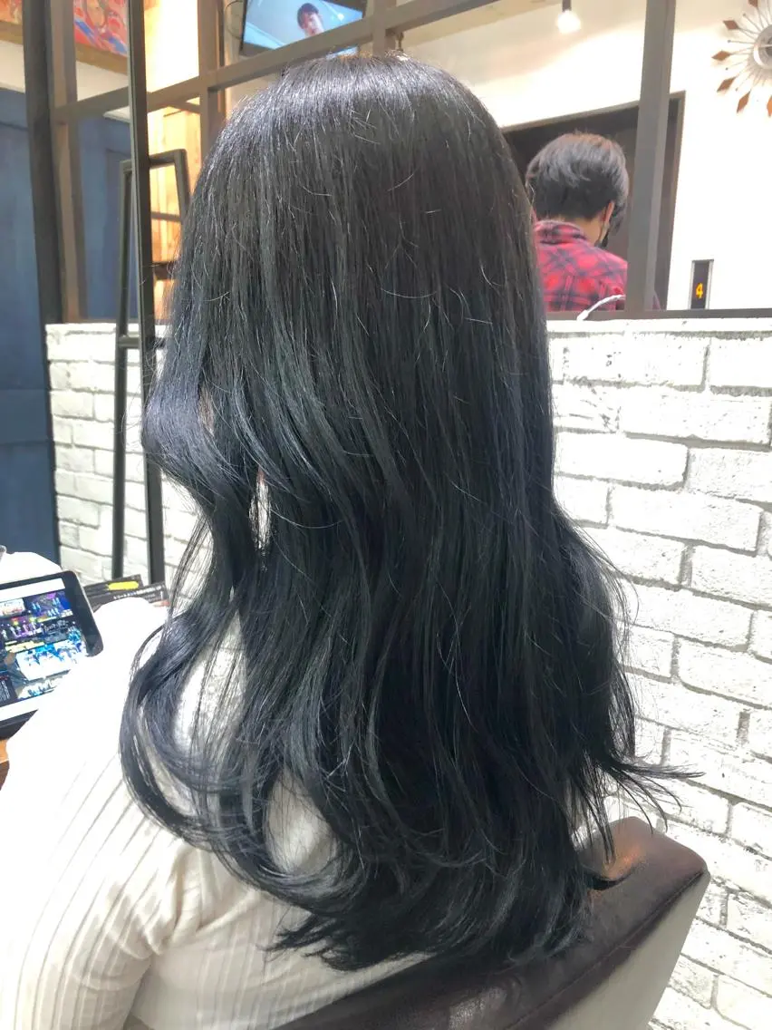 ロング ヨシンモリ 韓国風ヘア 🌈外国風ハイライト こうたろうのヘアスタイル