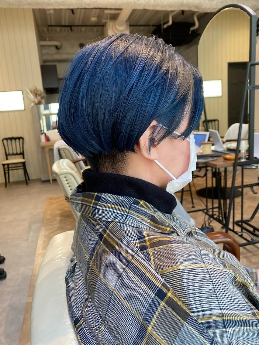 ショート カラー 新宿 / Aujua ソムリエ🫧森田涼介のヘアスタイル