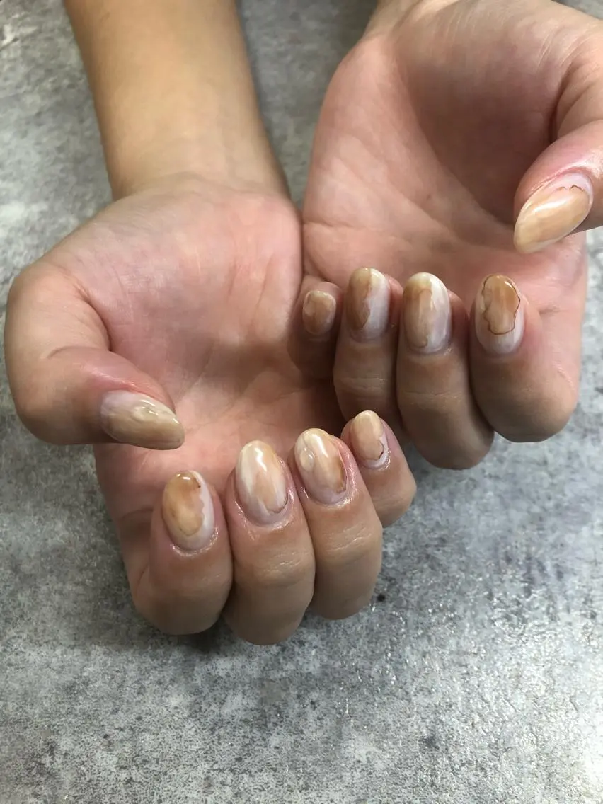 ネイル ハンドネイル 【LINON】 airiのネイルデザイン