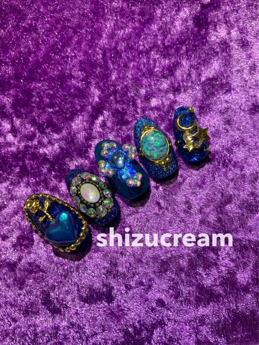 ネイル shizucream 痛デコネイル専門のネイルデザイン
