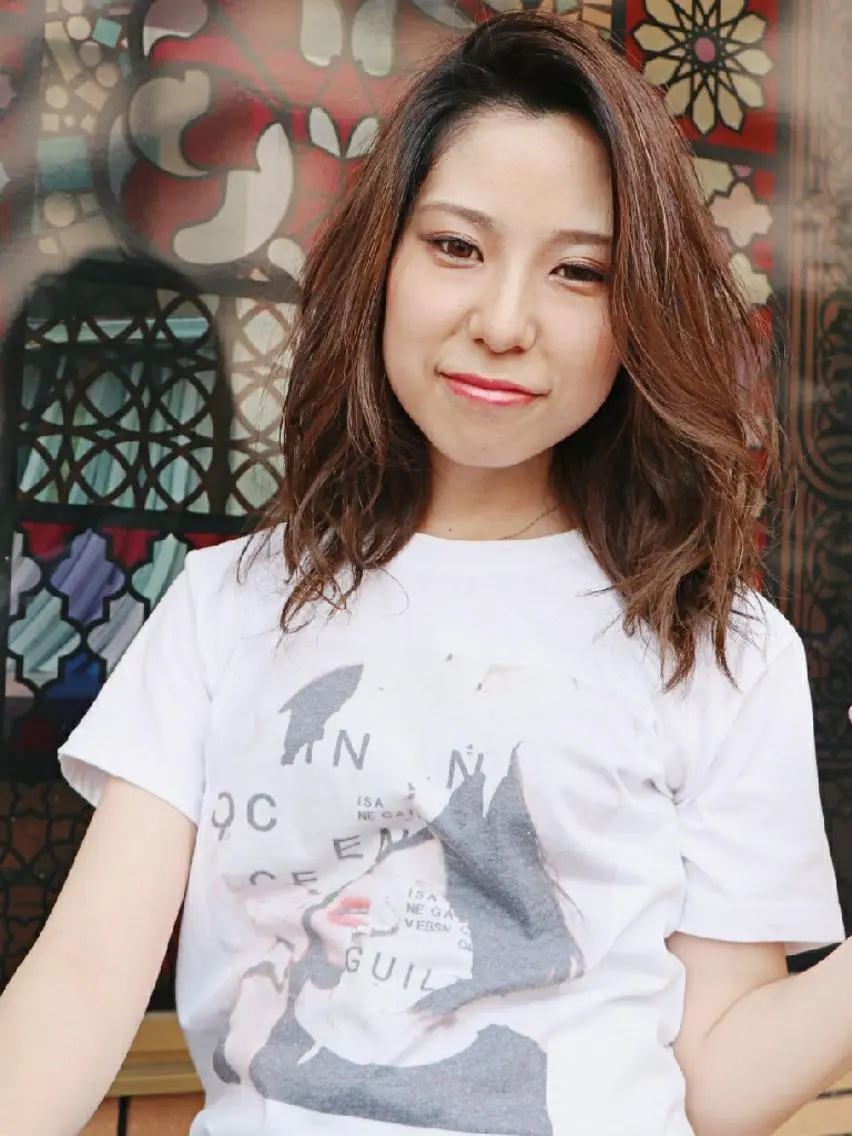 ミディアム カラー 徳永 博志のヘアスタイル