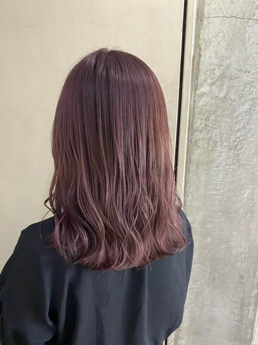 ミディアム カラー 清村 和音のヘアスタイル