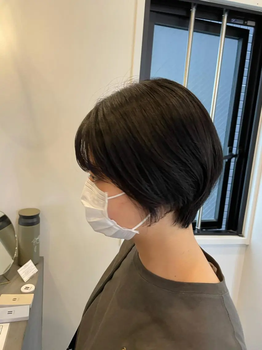 ショート やまさきえりこ ニュアンスパーマのヘアスタイル