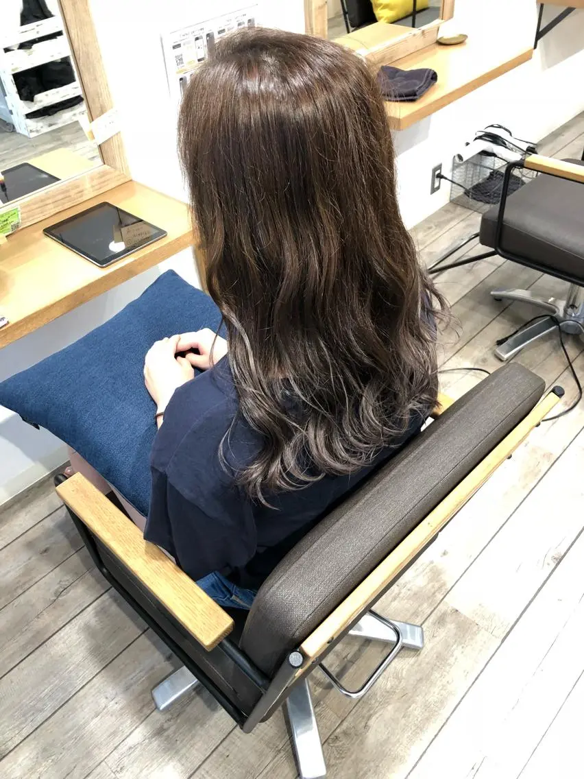 ロング カラー ヘアアレンジ グラデーションカラー 新宿/顔周りカット +レイヤー＝しずく♩のヘアスタイル